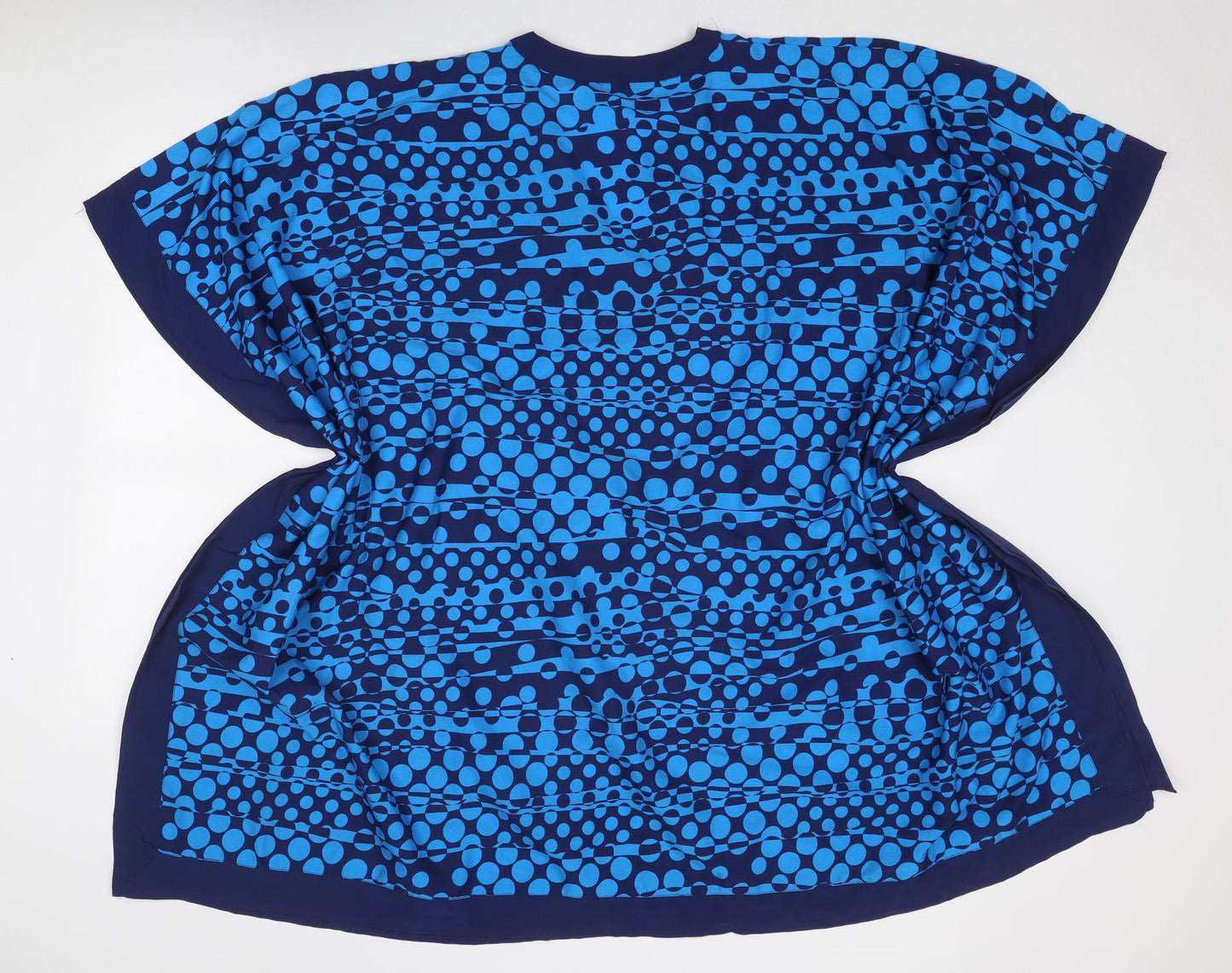 Fantasie Womens Blue Geometric Polyester Cover Up Size S