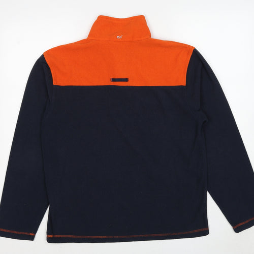 Regatta Mens Blue Polyester Full Zip Sweatshirt Size M