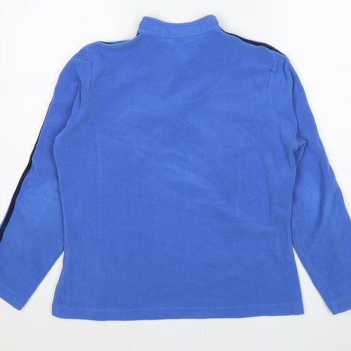 Marks and Spencer Womens Blue Polyester Pullover Sweatshirt Size 14 Pullover