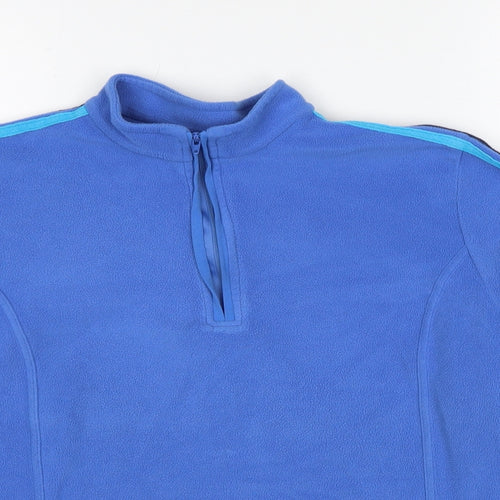 Marks and Spencer Womens Blue Polyester Pullover Sweatshirt Size 14 Pullover