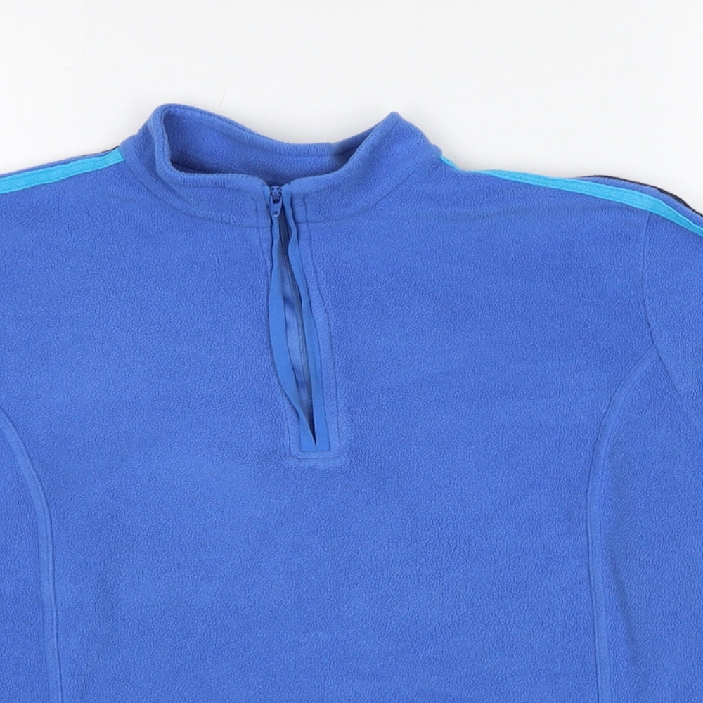 Marks and Spencer Womens Blue Polyester Pullover Sweatshirt Size 14 Pullover