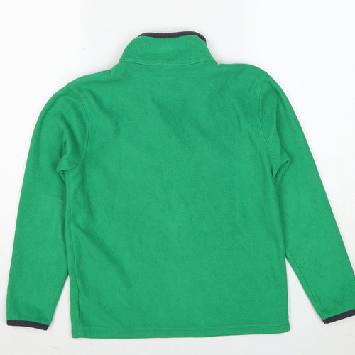 Marks and Spencer Boys Green Polyester Pullover Sweatshirt Size 9-10 Years Pullover