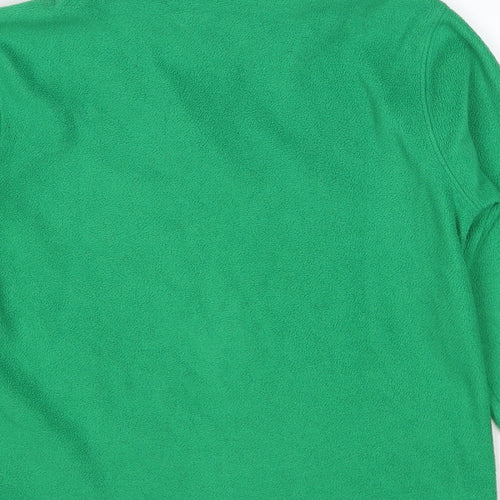 Marks and Spencer Boys Green Polyester Pullover Sweatshirt Size 9-10 Years Pullover