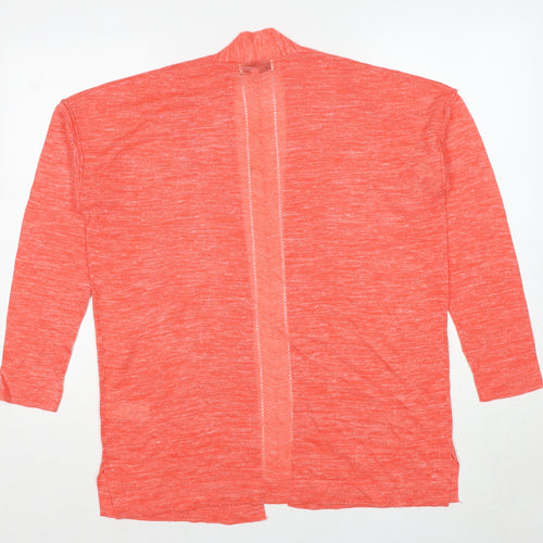 NEXT Womens Pink V-Neck Acrylic Cardigan Jumper Size 10