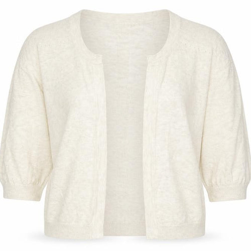 NEXT Womens Beige V-Neck Cotton Cardigan Jumper Size 14