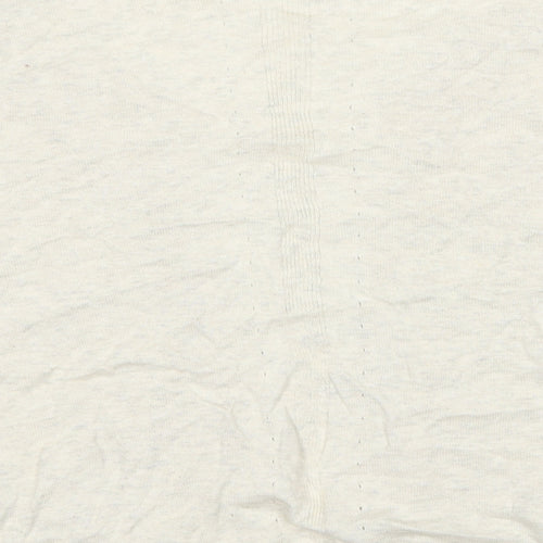 NEXT Womens Beige V-Neck Cotton Cardigan Jumper Size 14