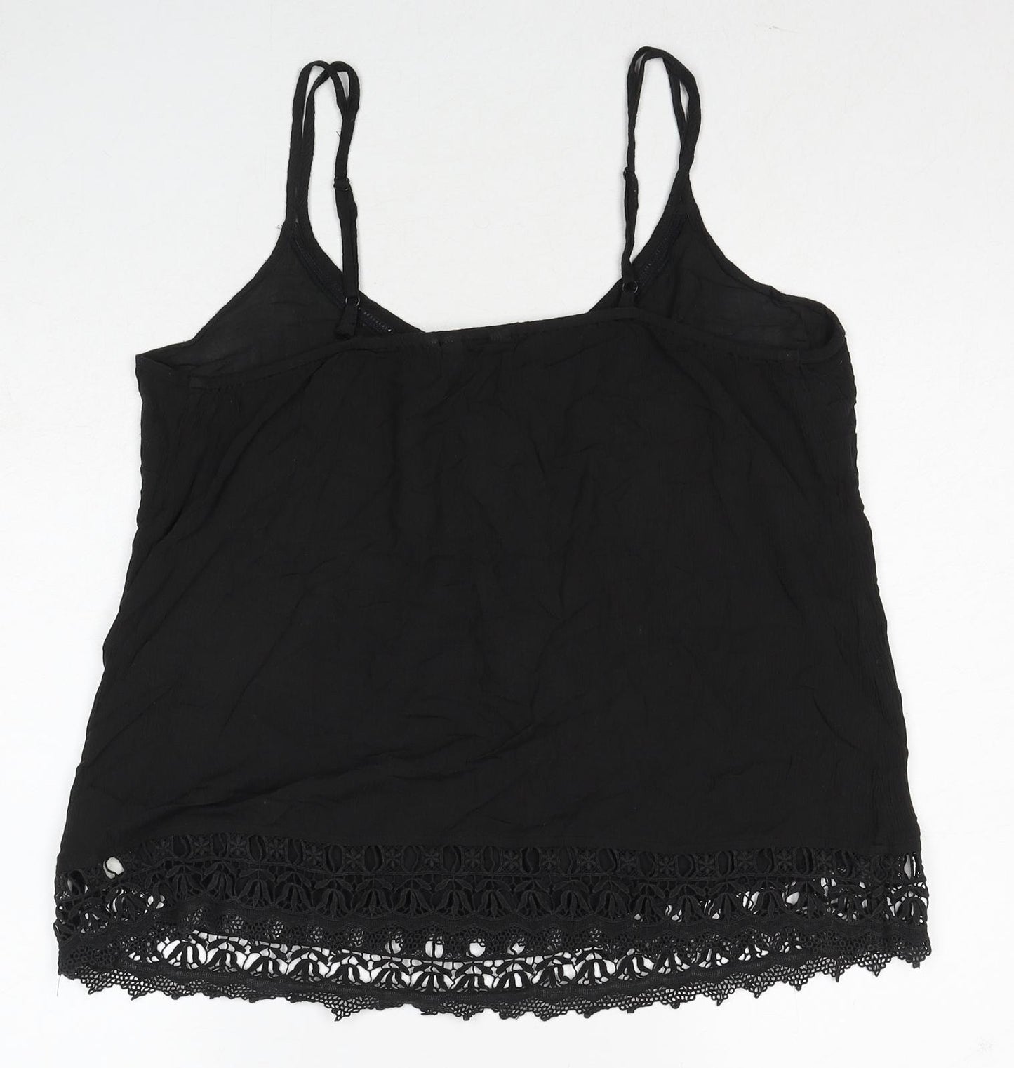 Fat Face Womens Brown Viscose Basic Tank Size 10 Round Neck