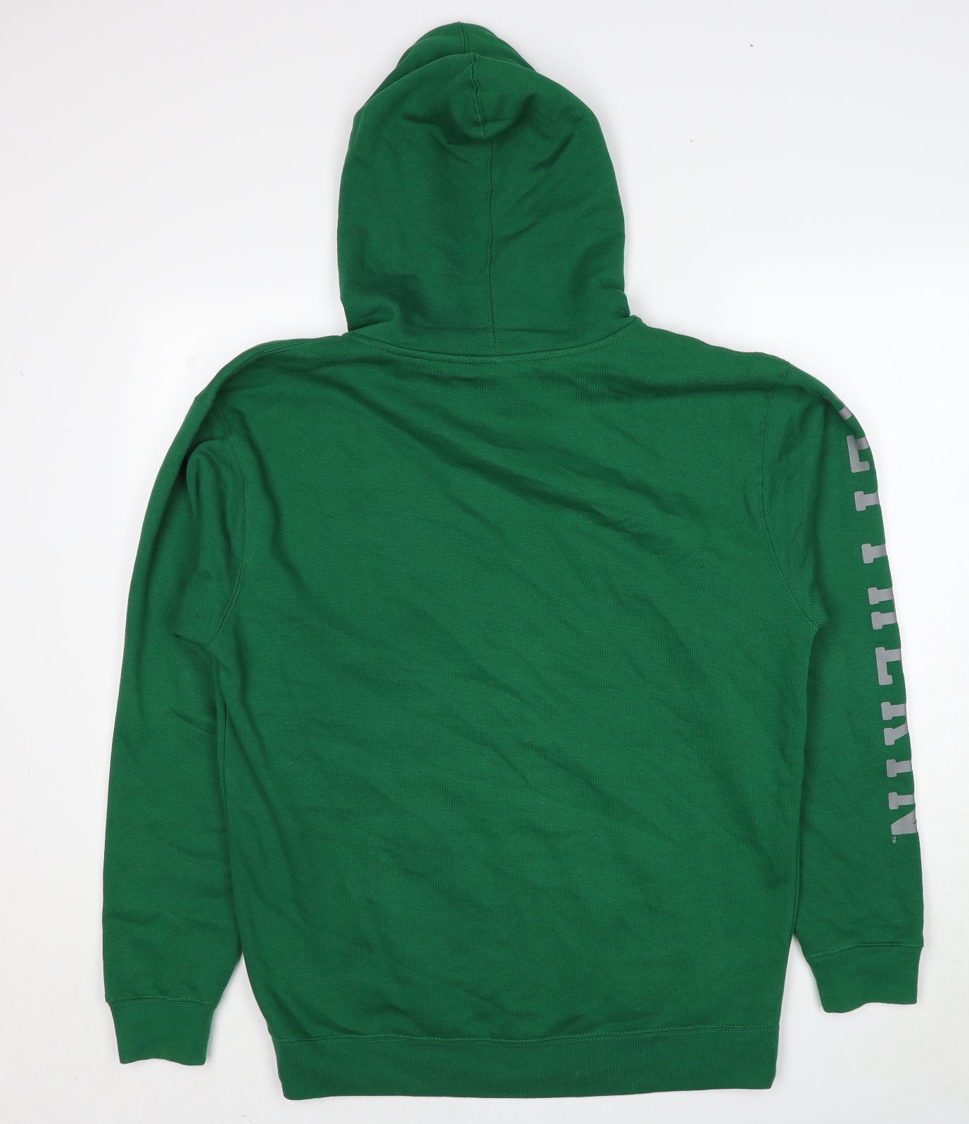 Harry Potter Mens Green Cotton Full Zip Hoodie Size M - Slytherin