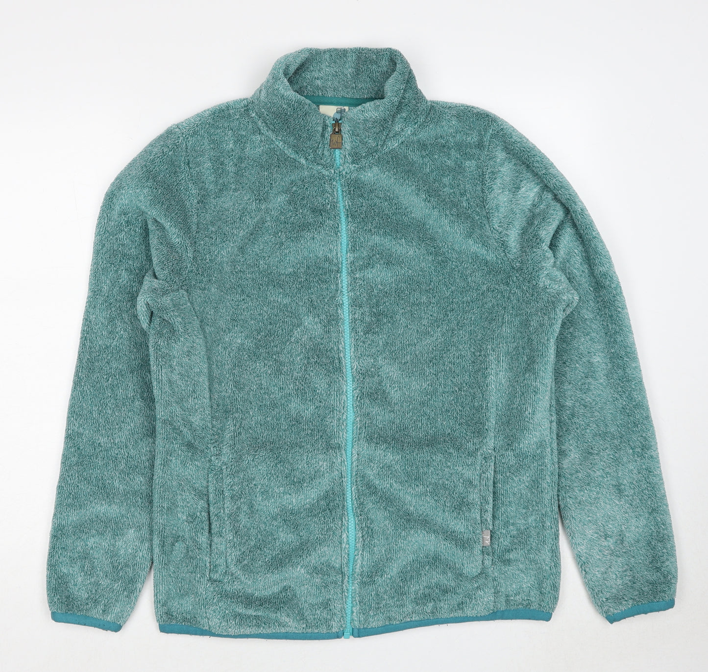 Weird Fish Womens Blue Jacket Size 14 Zip