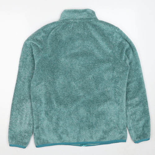 Weird Fish Womens Blue Jacket Size 14 Zip