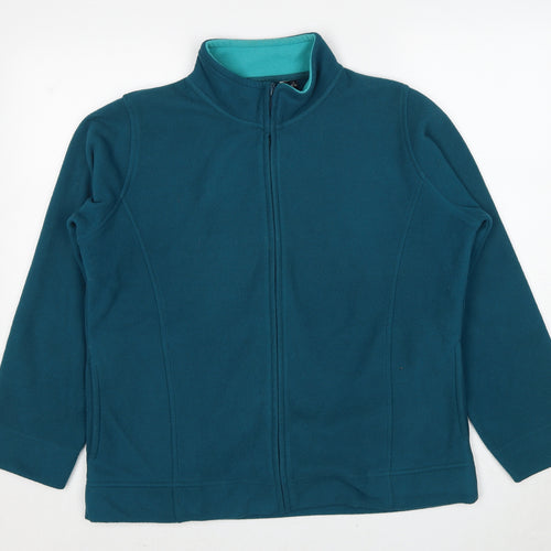 EWM Womens Blue Jacket Size 18 Zip - Size 18-20