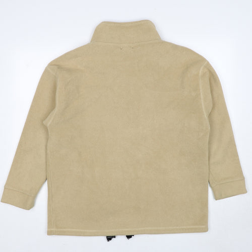 Bonmarché Womens Beige Jacket Size L Zip