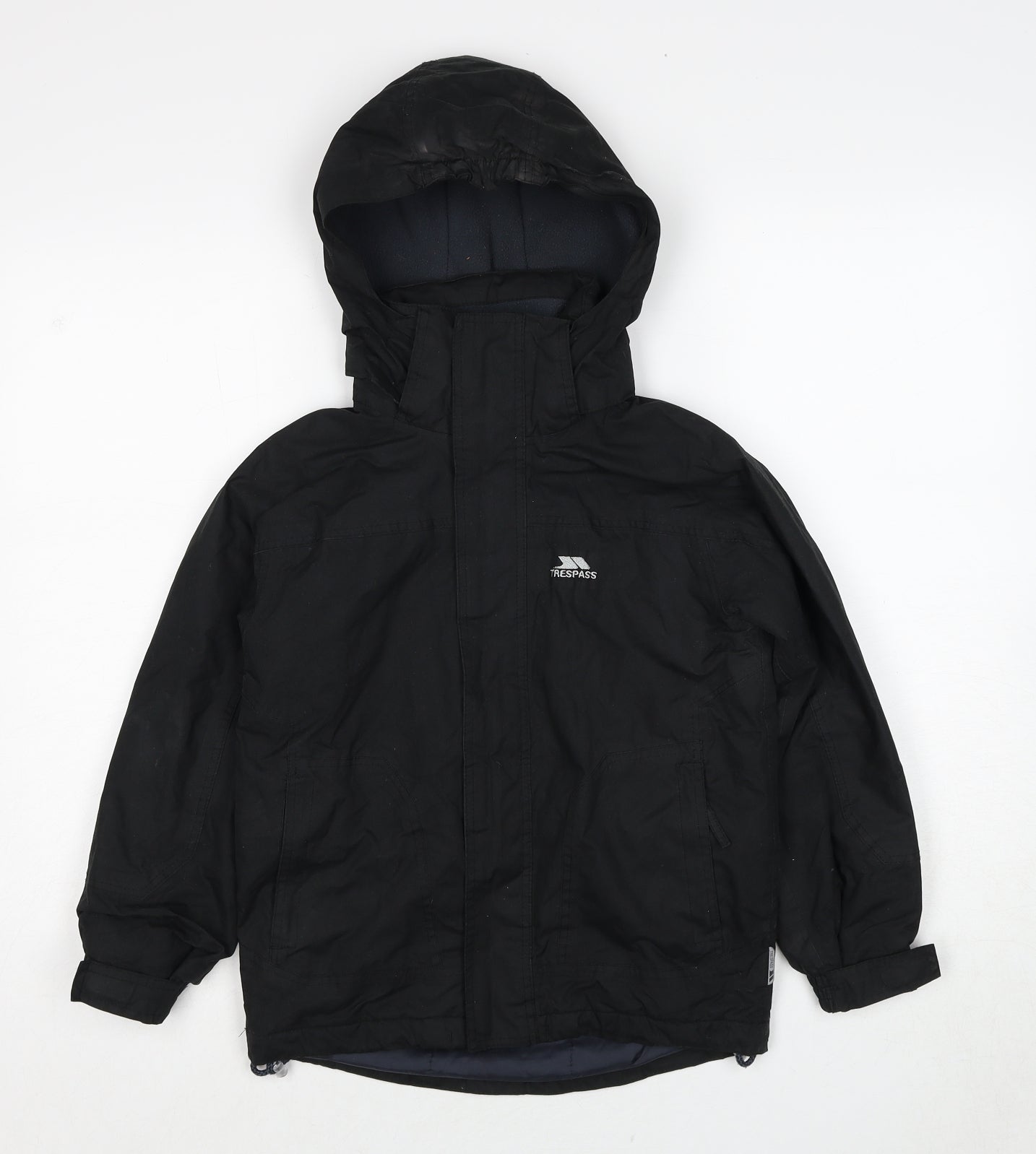 Trespass Boys Black Jacket Size 5-6 Years Zip