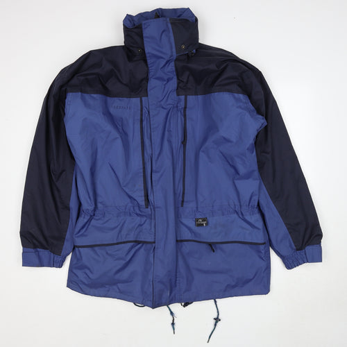 Trespass Mens Blue Windbreaker Jacket Size L Zip