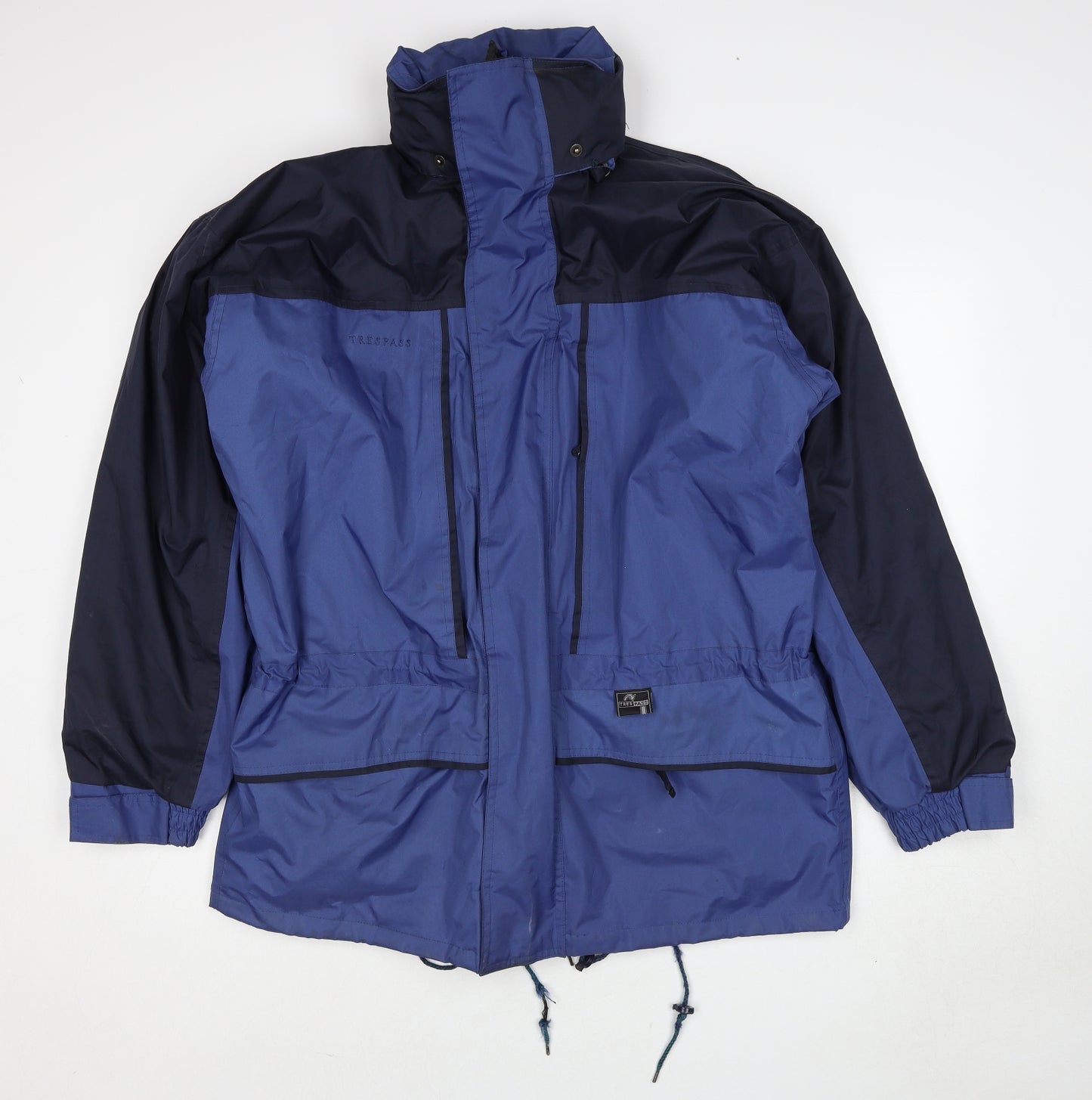 Trespass Mens Blue Windbreaker Jacket Size L Zip
