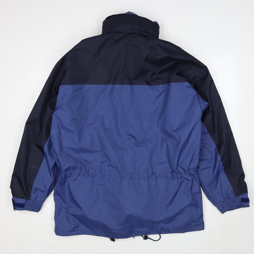 Trespass Mens Blue Windbreaker Jacket Size L Zip