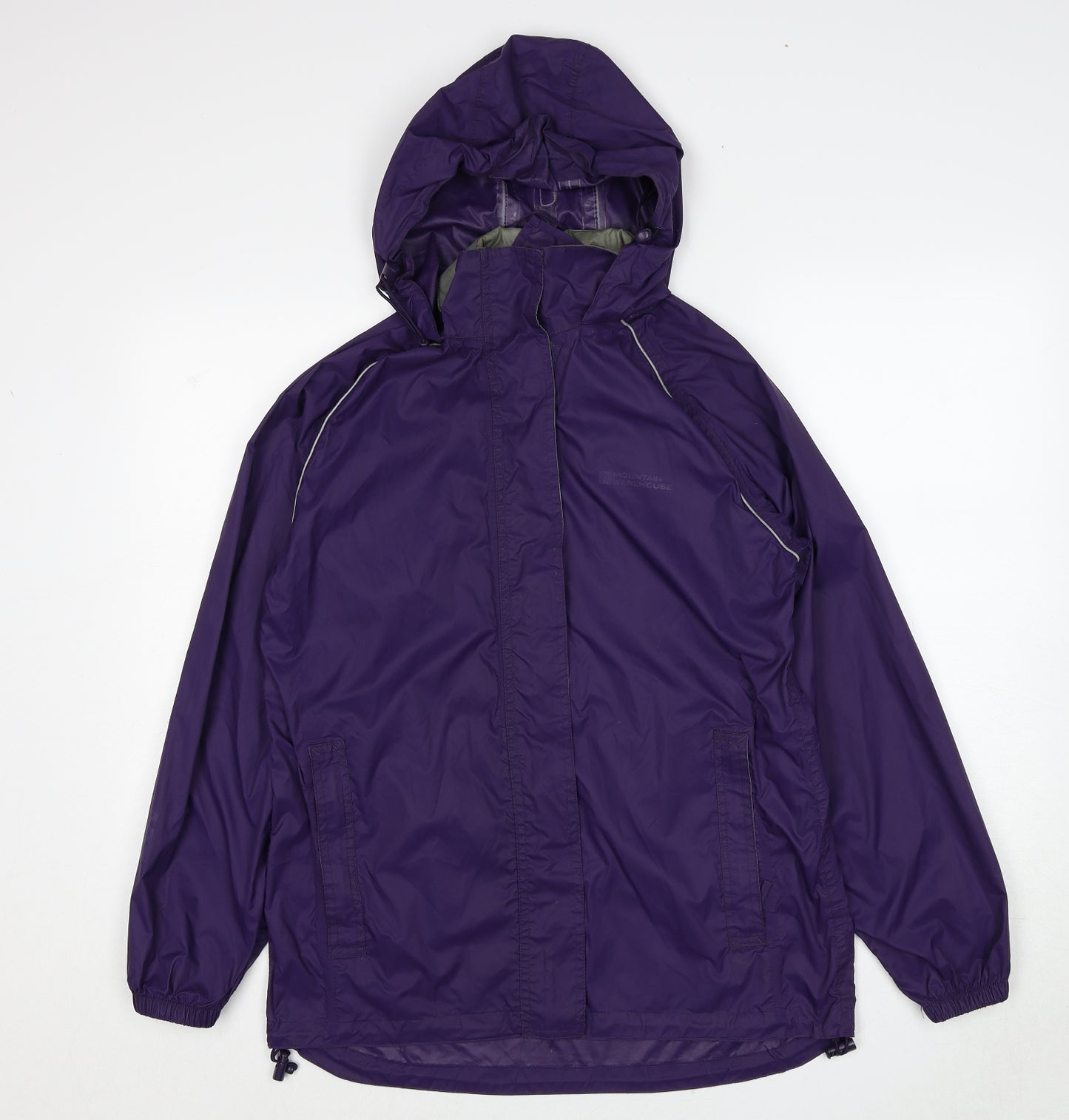 Mountain Warehouse Womens Purple Windbreaker Jacket Size 10 Zip