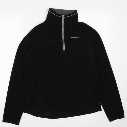 Craghoppers Mens Black Polyester Pullover Sweatshirt Size S