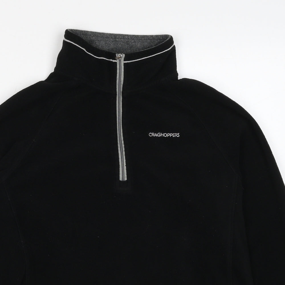Craghoppers Mens Black Polyester Pullover Sweatshirt Size S