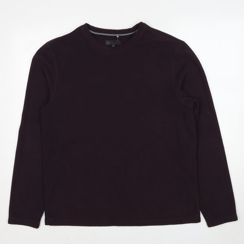 Marks and Spencer Mens Brown Polyester Pullover Sweatshirt Size M