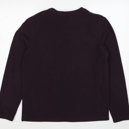 Marks and Spencer Mens Brown Polyester Pullover Sweatshirt Size M