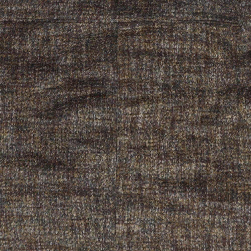 Castle Womens Brown Geometric Jacket Size 12 Button