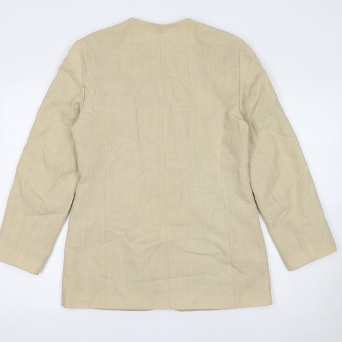 St Bernard Womens Beige Jacket Blazer Size 10 Button