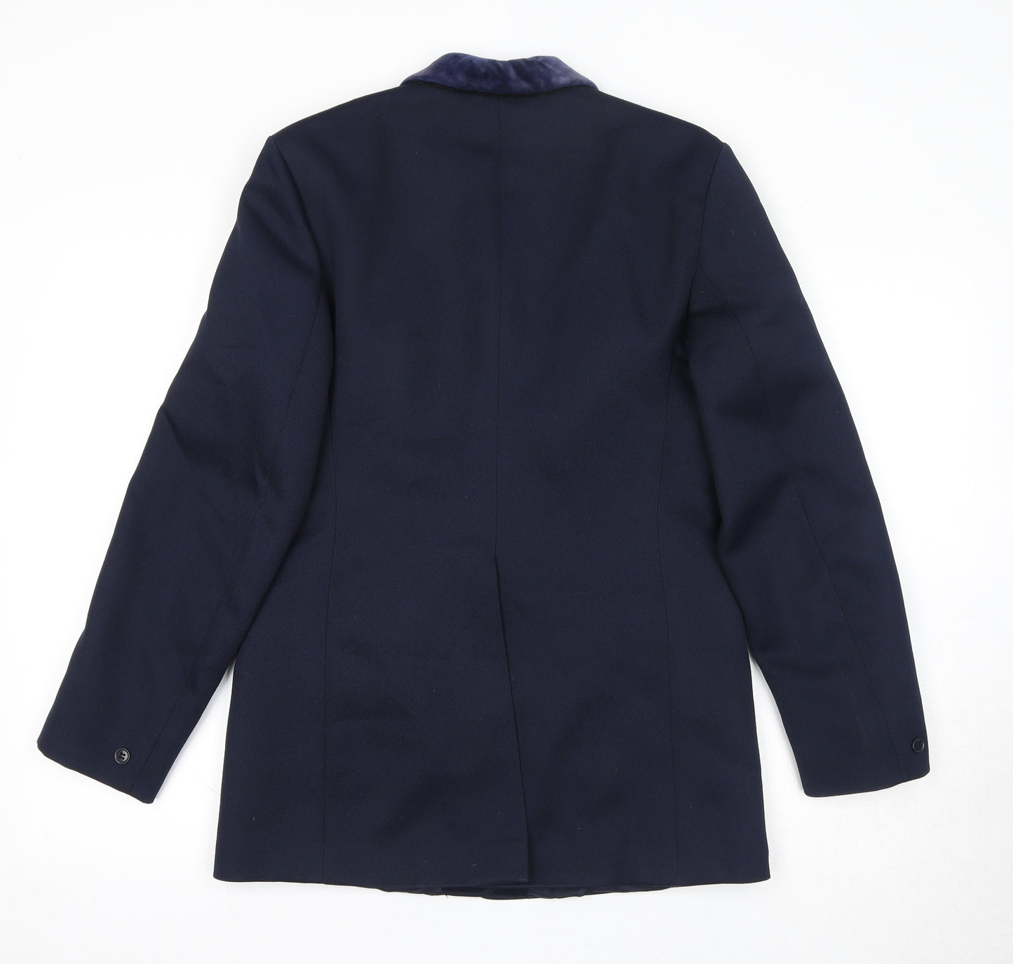 Harry Hall Mens Blue Polyester Jacket Suit Jacket Size 38 Regular