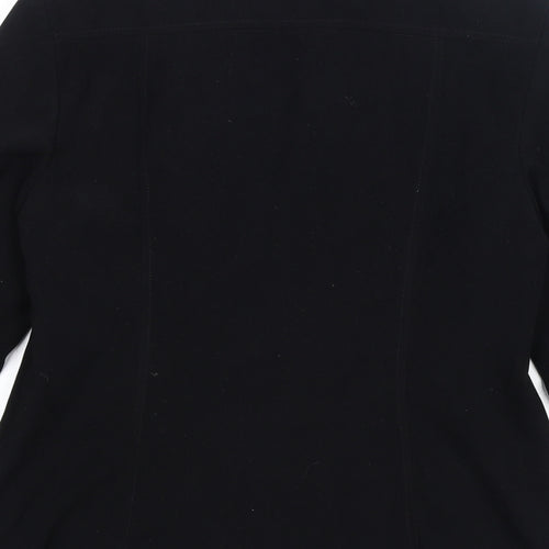 CMD Womens Black Jacket Size 10 Zip