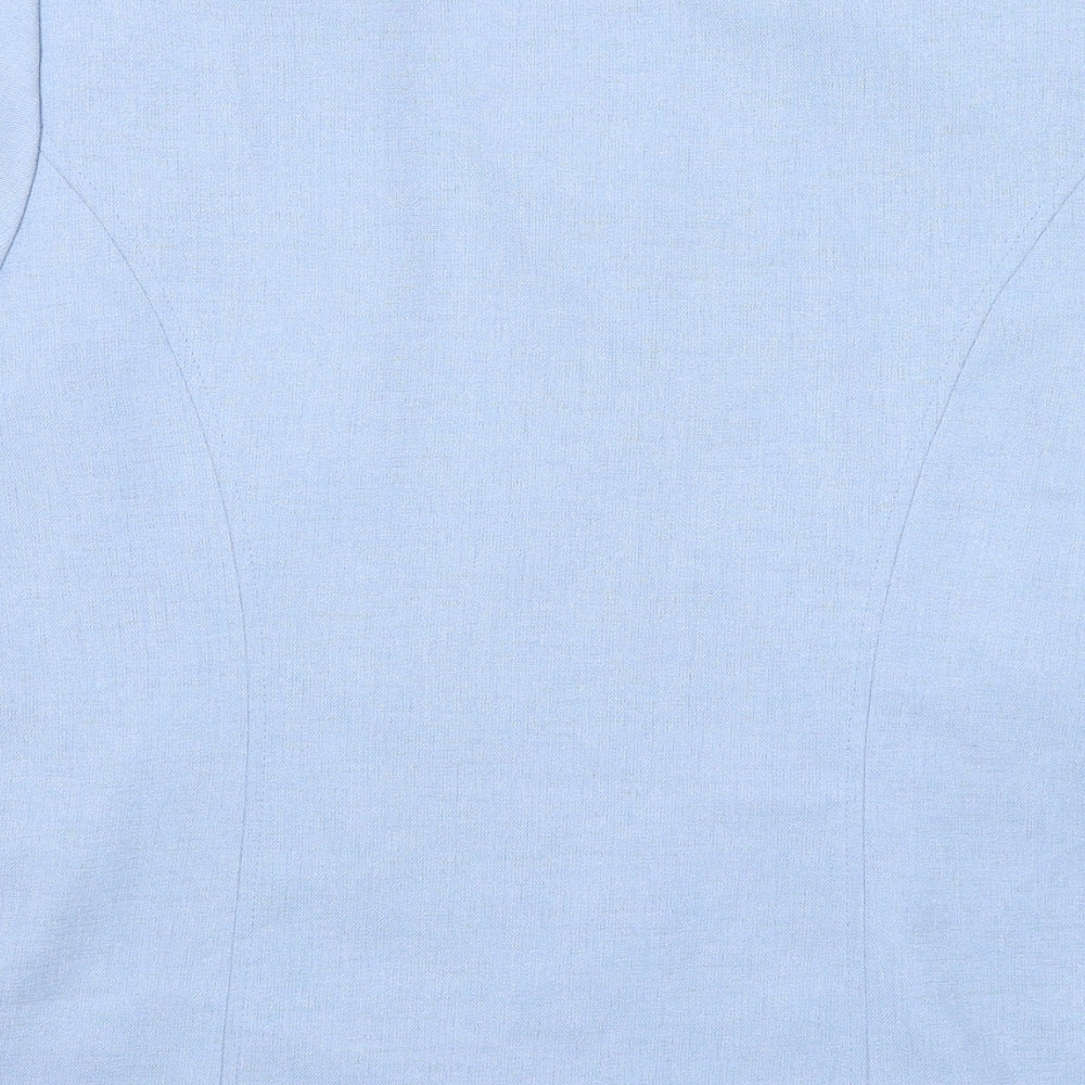 Eastex Womens Blue Jacket Blazer Size 12 Button