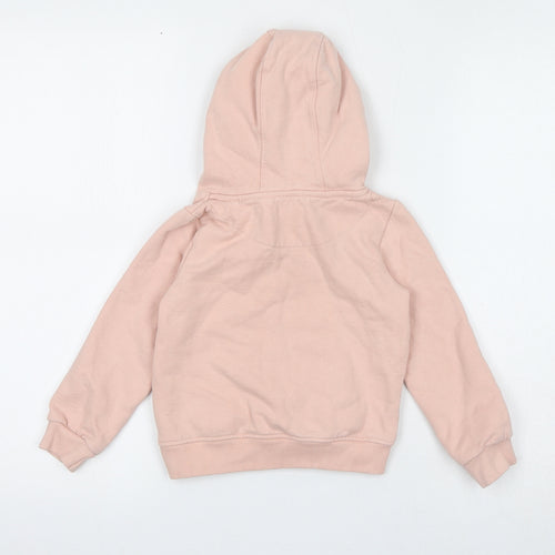 Firetrap Girls Pink Cotton Pullover Hoodie Size 4-5 Years Pullover