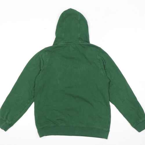 Mountain Warehouse Boys Green Cotton Pullover Hoodie Size 11-12 Years Pullover - Tree House