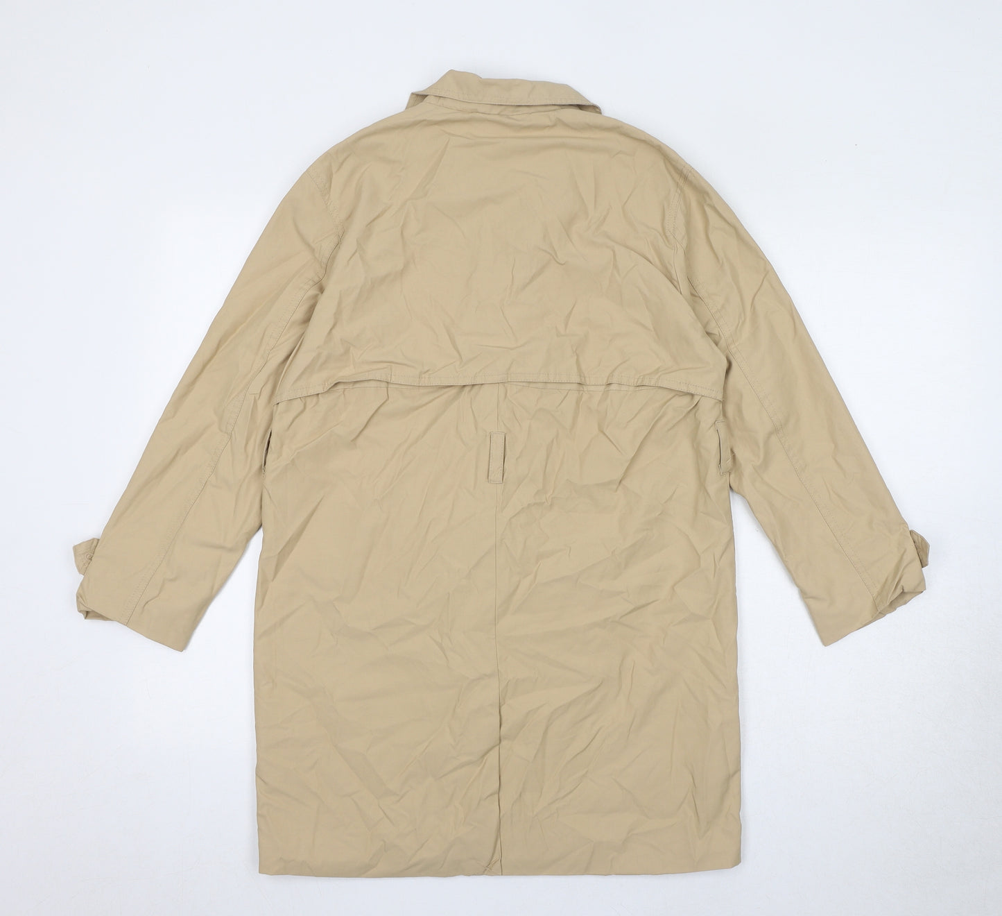 Zara Girls Beige Overcoat Coat Size 11-12 Years Button