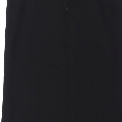 Limited Collection Womens Black Polyester A-Line Size 10 Round Neck Pullover