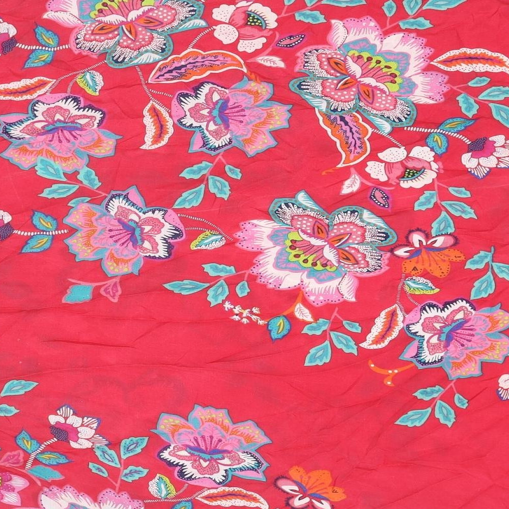 Monsoon Womens Multicoloured Floral Modal Peasant Skirt Size S Zip