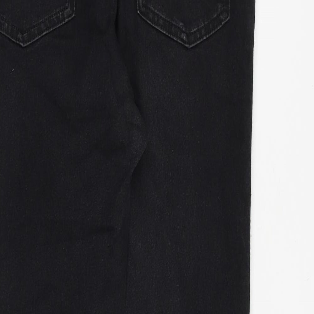 Marks and Spencer Womens Black Cotton Jegging Jeans Size 10 Regular