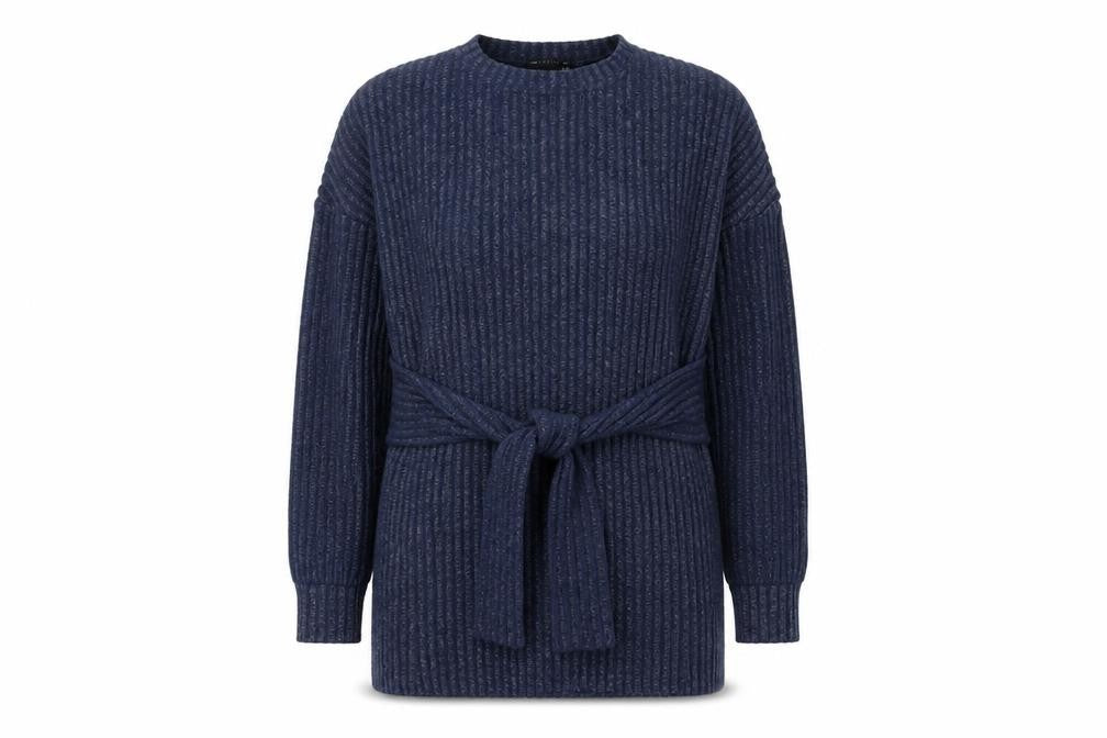 Next Womens Blue Polyester Pullover Sweatshirt Size 10