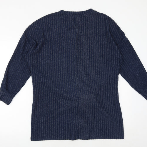 NEXT Womens Blue Polyester Pullover Sweatshirt Size 10