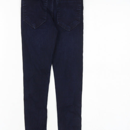 NEXT Boys Blue Cotton Skinny Jeans Size 7 Years Slim Zip