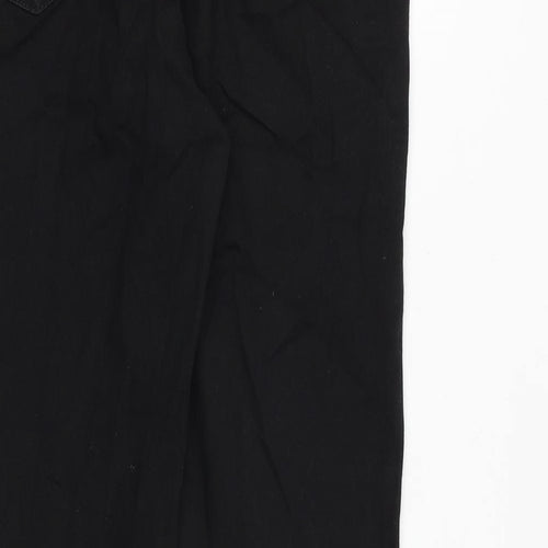 NEXT Womens Black Cotton Skinny Jeans Size 12 Slim Zip