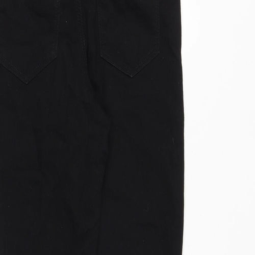 H&M Womens Black Cotton Skinny Jeans Size S Extra-Slim