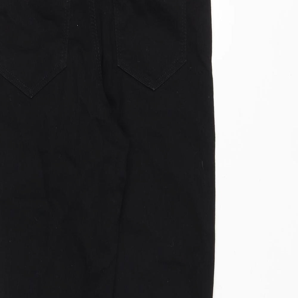H&M Womens Black Cotton Skinny Jeans Size S Extra-Slim