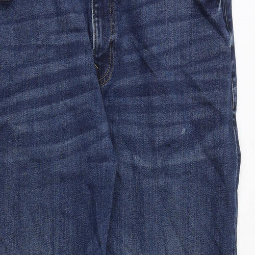 NEXT Mens Blue Cotton Straight Jeans Size 38 in Regular Zip