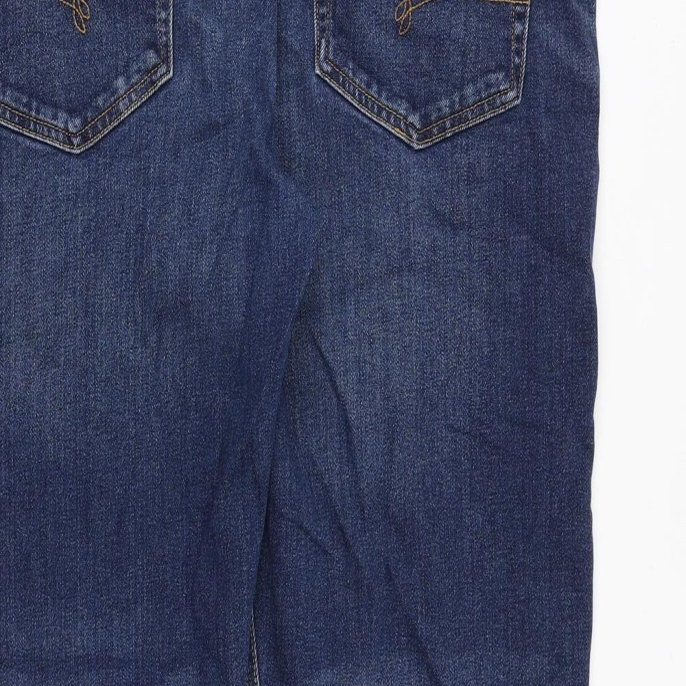 NEXT Mens Blue Cotton Straight Jeans Size 38 in Regular Zip