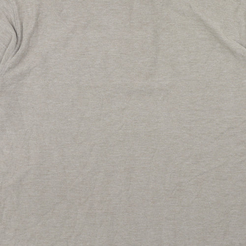 Wolsey Mens Brown Cotton Polo Size 2XL Collared Button