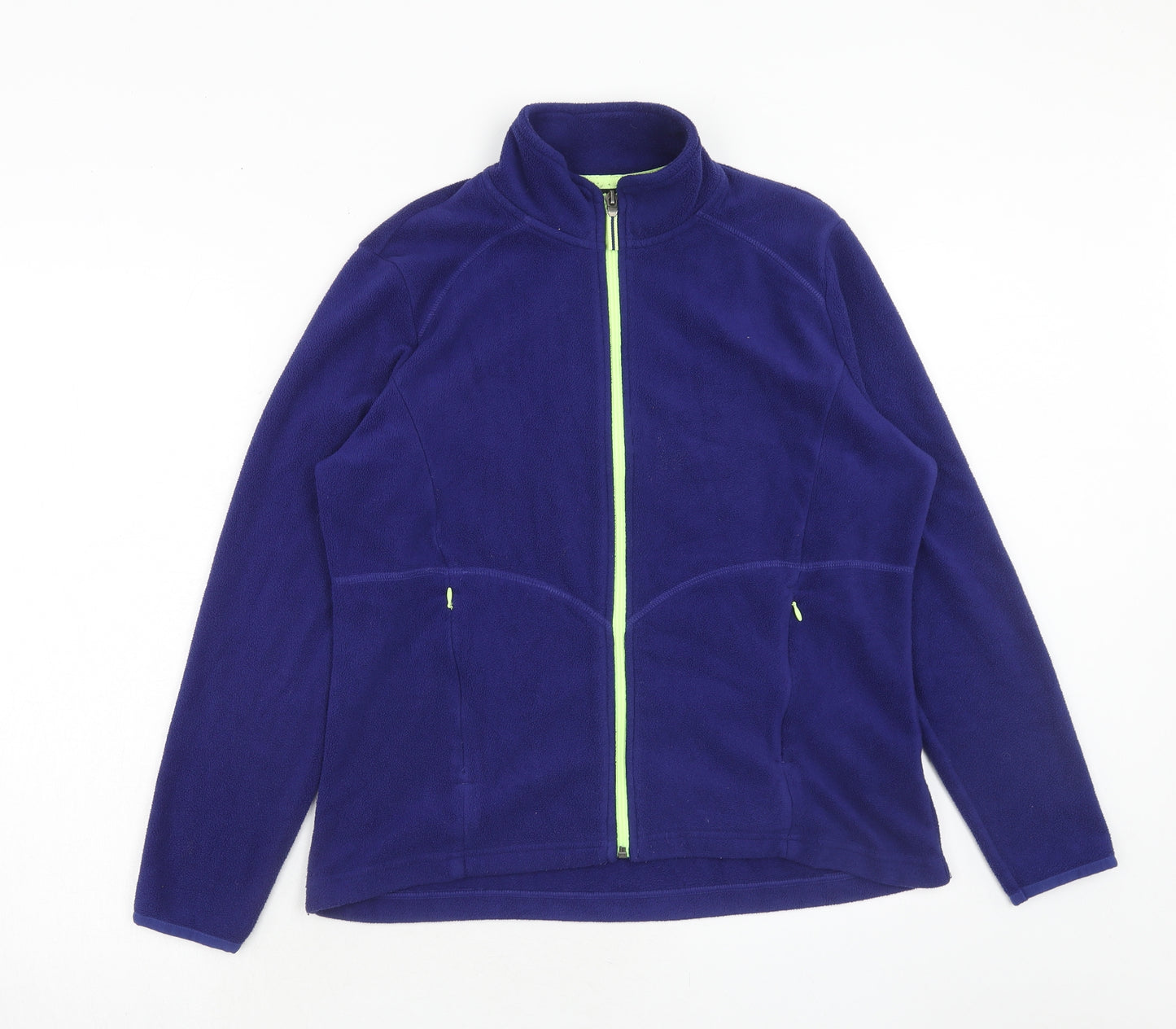 Marks and Spencer Womens Purple Jacket Size 14 Zip