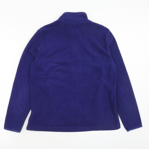 Marks and Spencer Womens Purple Jacket Size 14 Zip