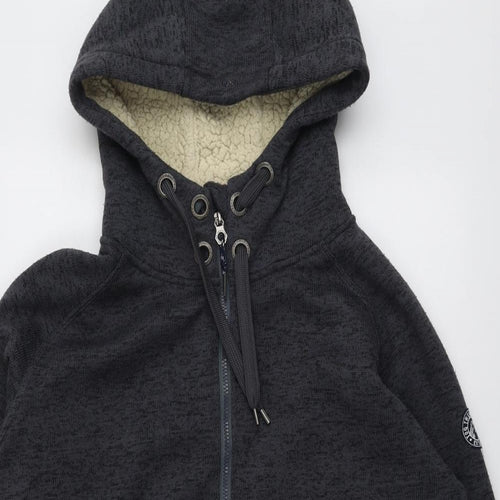 TOG24 Mens Grey Polyester Full Zip Hoodie Size XL - Lined
