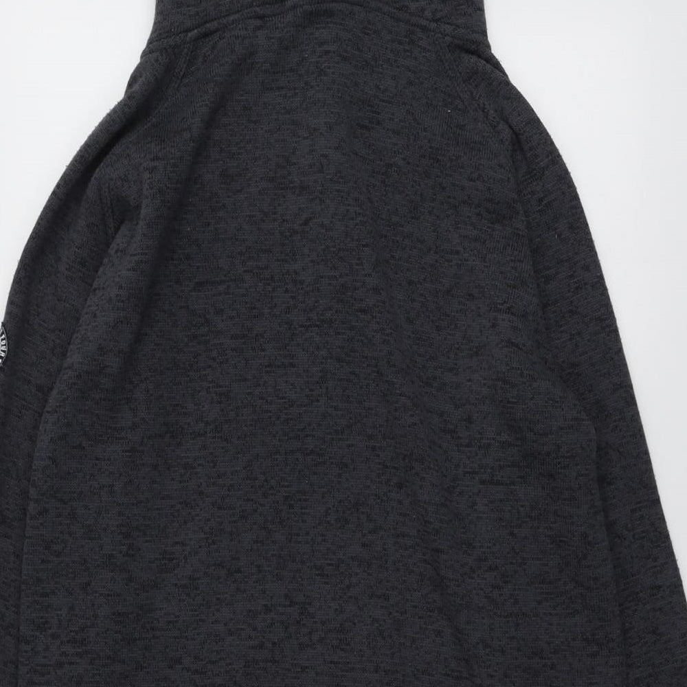 TOG24 Mens Grey Polyester Full Zip Hoodie Size XL - Lined