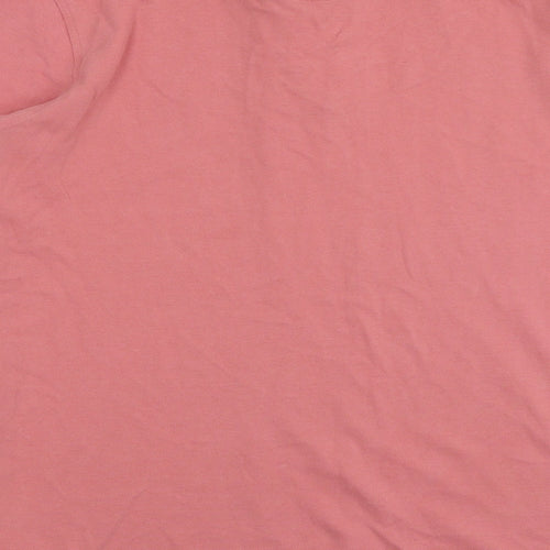 Henri Lloyd Mens Pink Cotton Polo Size S Collared Button